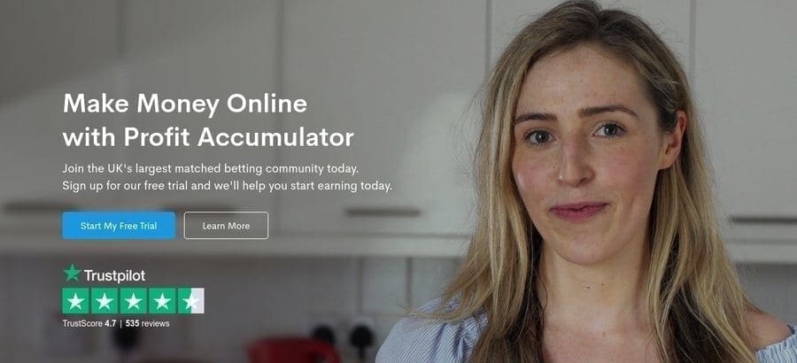 Profit Accumulator Matched Betting Online