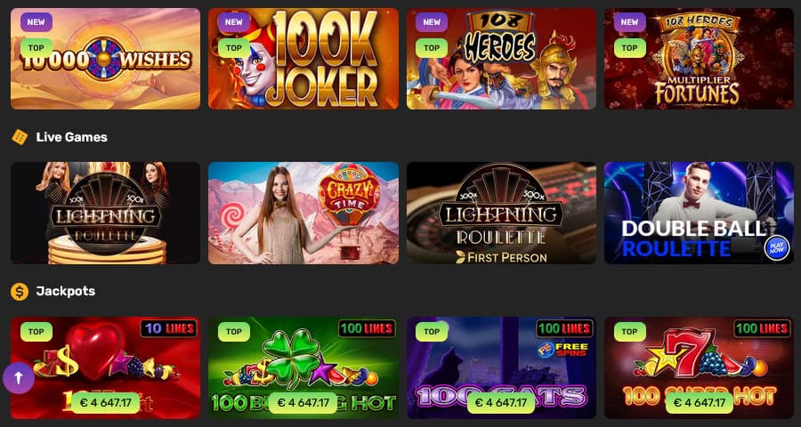 Juegos y software de IguCasino