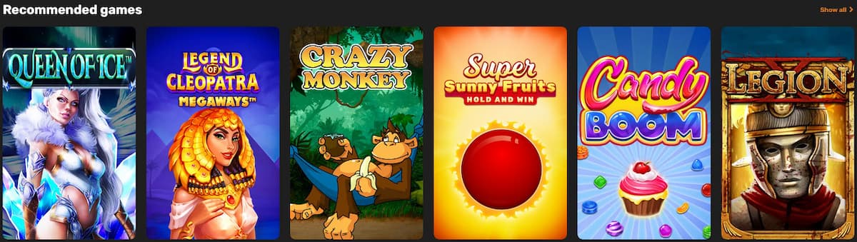 Jeux de casino Juju bet recommandés