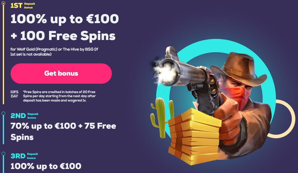 Bonus di Benvenuto Wild Fortune Casino