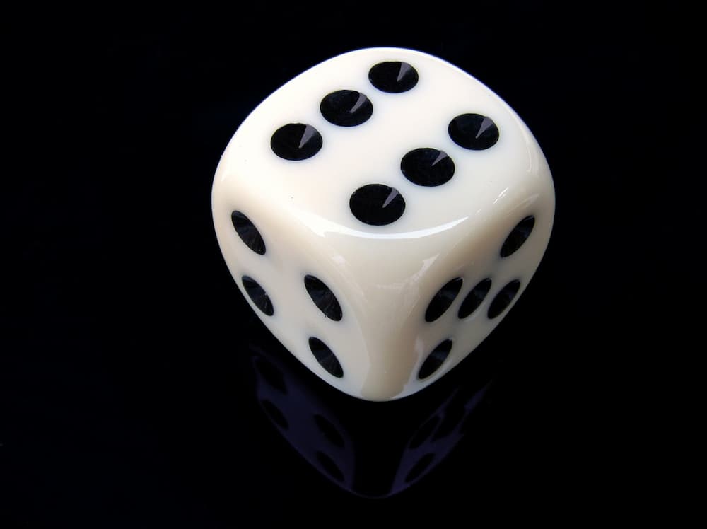 Gambling Dice in Casino