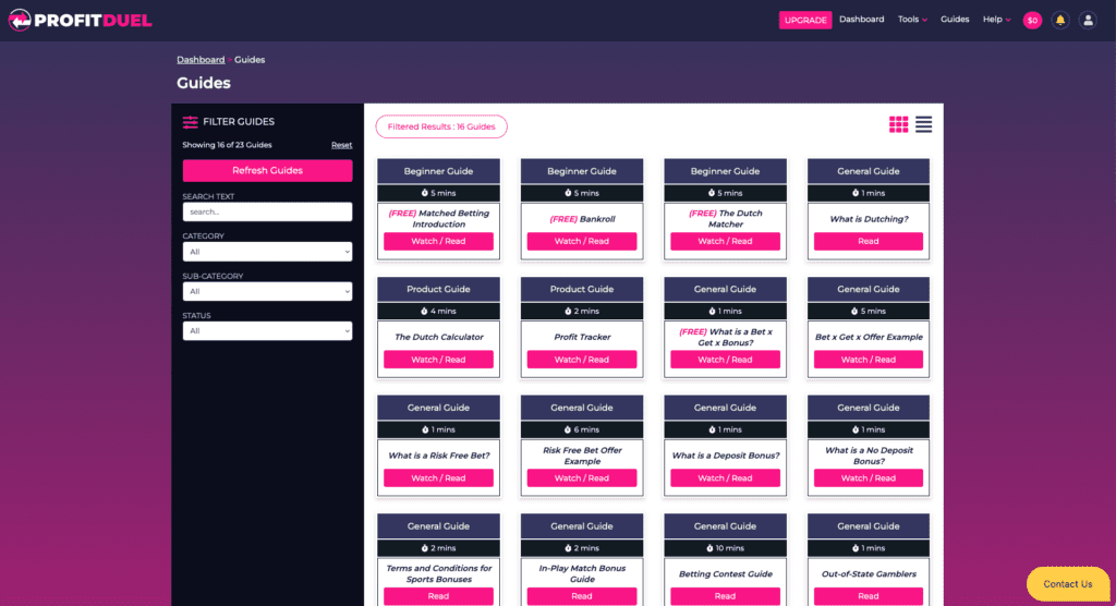 ProfitDuel Review: Matched Betting für den US-Markt image