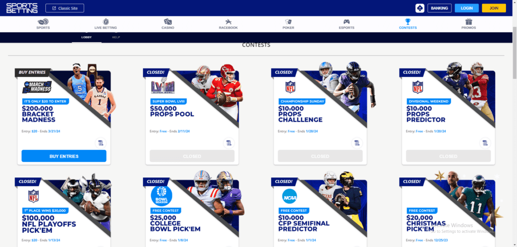 sportsbetting.ag promotions