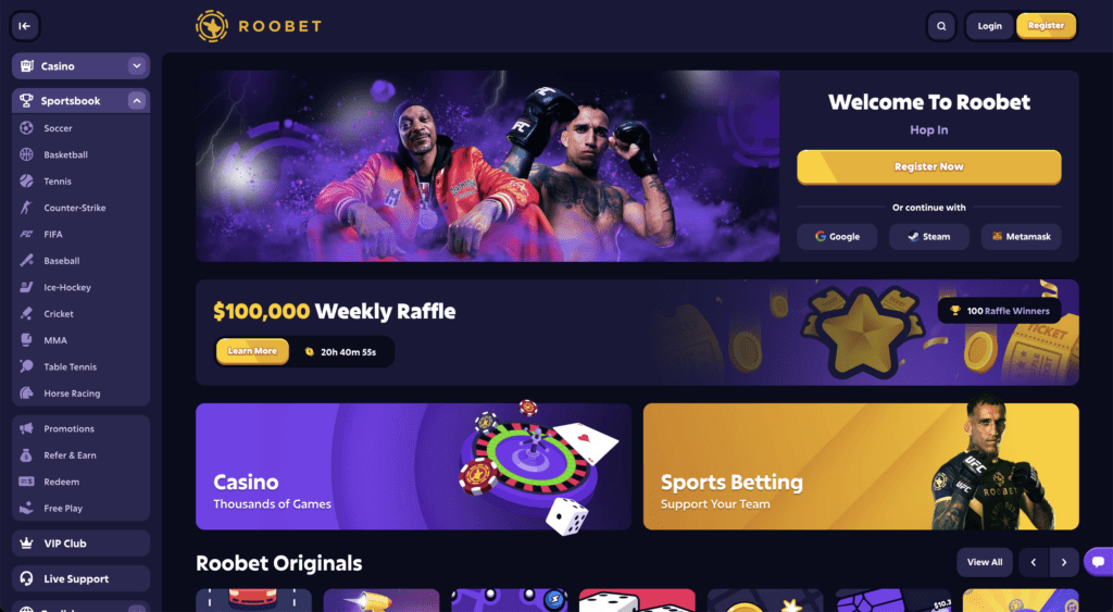 Roobet image