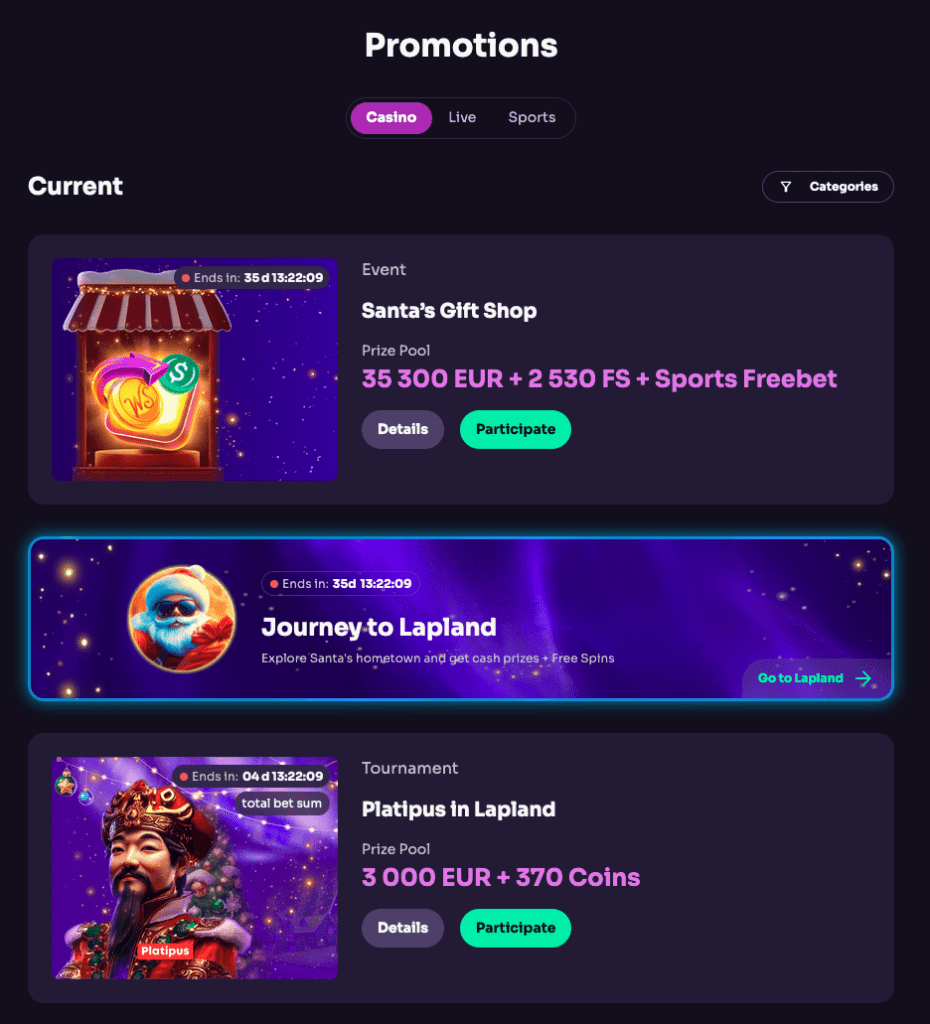 WinSpirit Cassino image