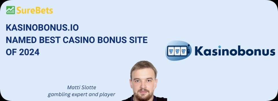 KasinoBonus.io Named Best Casino Bonus Site of 2024 image