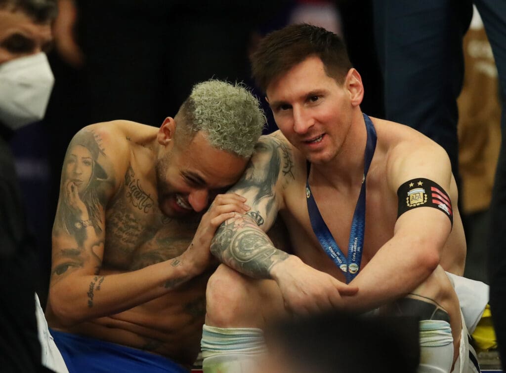 Messi and Neymar